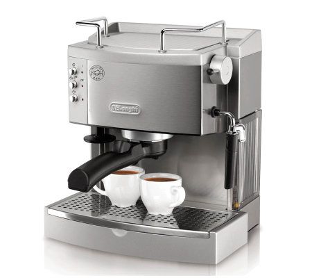 DeLonghi Espresso Maker with Sempre Crema Filter QVC.com